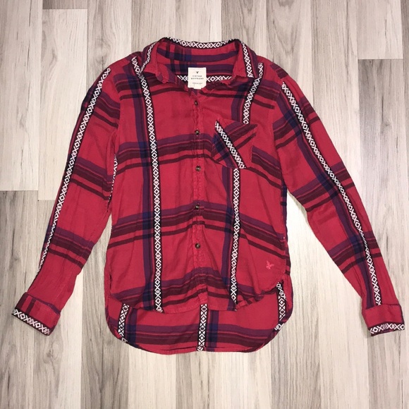 American Eagle Outfitters Tops - AE Vintage Boyfriend Flannel